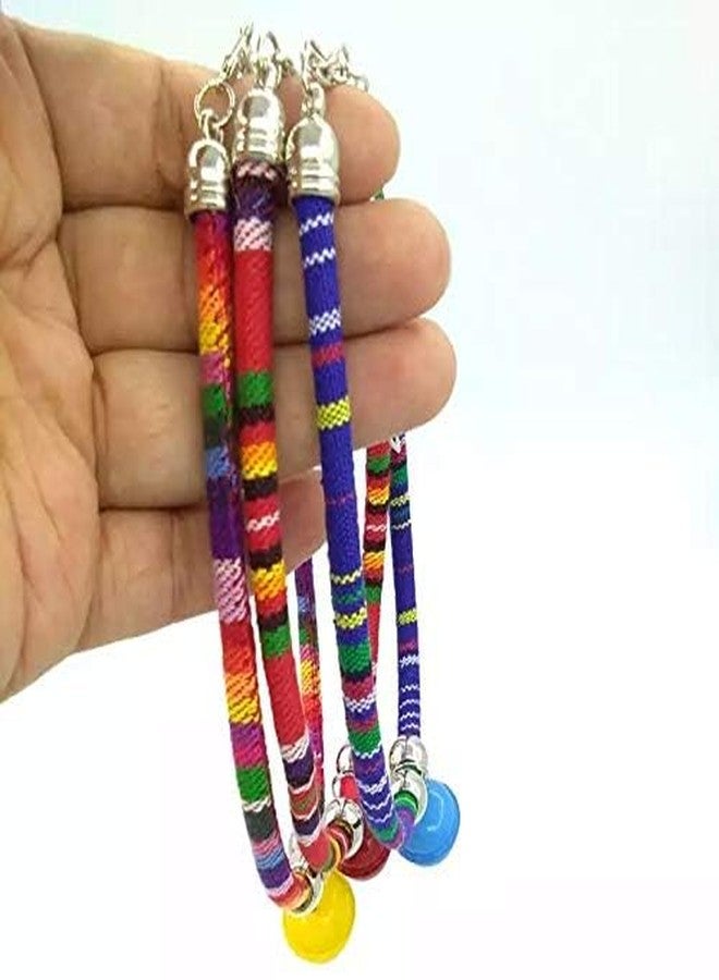 KittuPet طوق قطط KittuPet قطعة واحدة مزين بأجراس، بتصميم عرقي، طوق مزخرف للحيوانات الأليفة، مقاس متوسط، عبوة من قطعة واحدة، لون عشوائي - Image 4